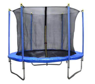  De alta calidad Nanjian 8ft ronda exterior cama elástica con encierre