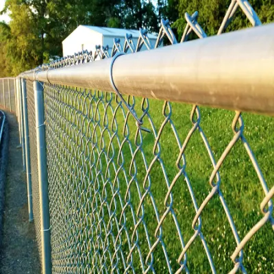  Cercado de eslabones de cadena de venta en caliente, cercado de eslabones de cadena galvanizado/recubierto de PVC, cercado de eslabones de cadena antióxido