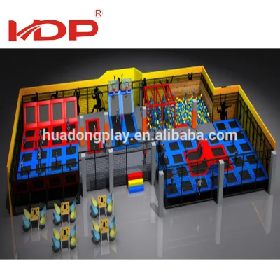  Agrandar el parque de trampolín profesional de la tecnología avanzada de patio interior con CE/ASTM/Certificados TUV/GS
