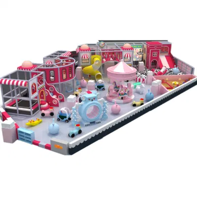 Los niños personalizado comercial equipos de patio interior del parque de diversiones para niños B