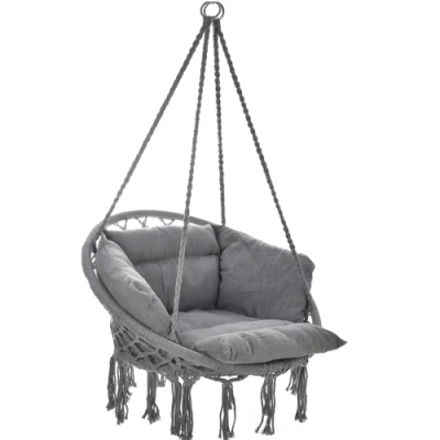 Amazon caliente vendedor Hammock silla Jardín Swing con almohadas suaves