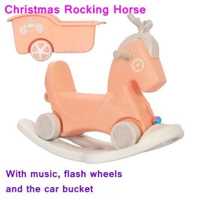  Bebé Caballito con ruedas de balanceo de juguetes de caballo Unicornio OEM/ODM Caballito Toy