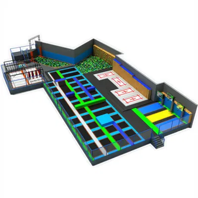 Comercial interior Juegos Infantiles para niños Parque de Atracciones trampolín