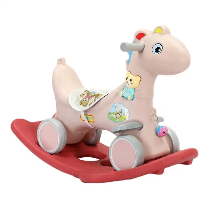 Cheap Children Cartoon 1-4 Years Old Toys Indoor Playground Animal Plastic Rocking Horse