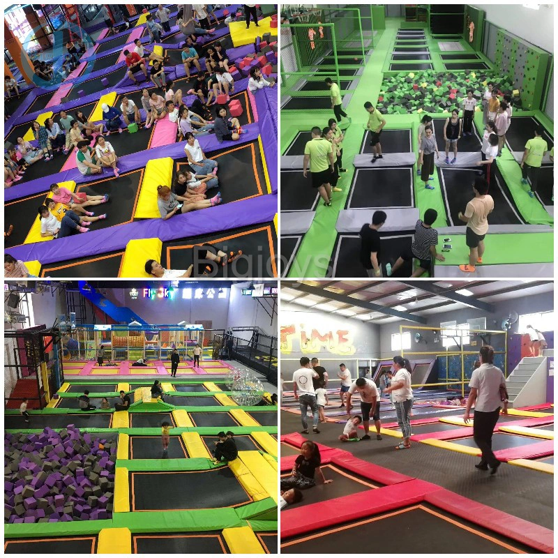 Indoor Trampoline Park with Basketball, Foam Pit, Factory Price Amusement Equipment