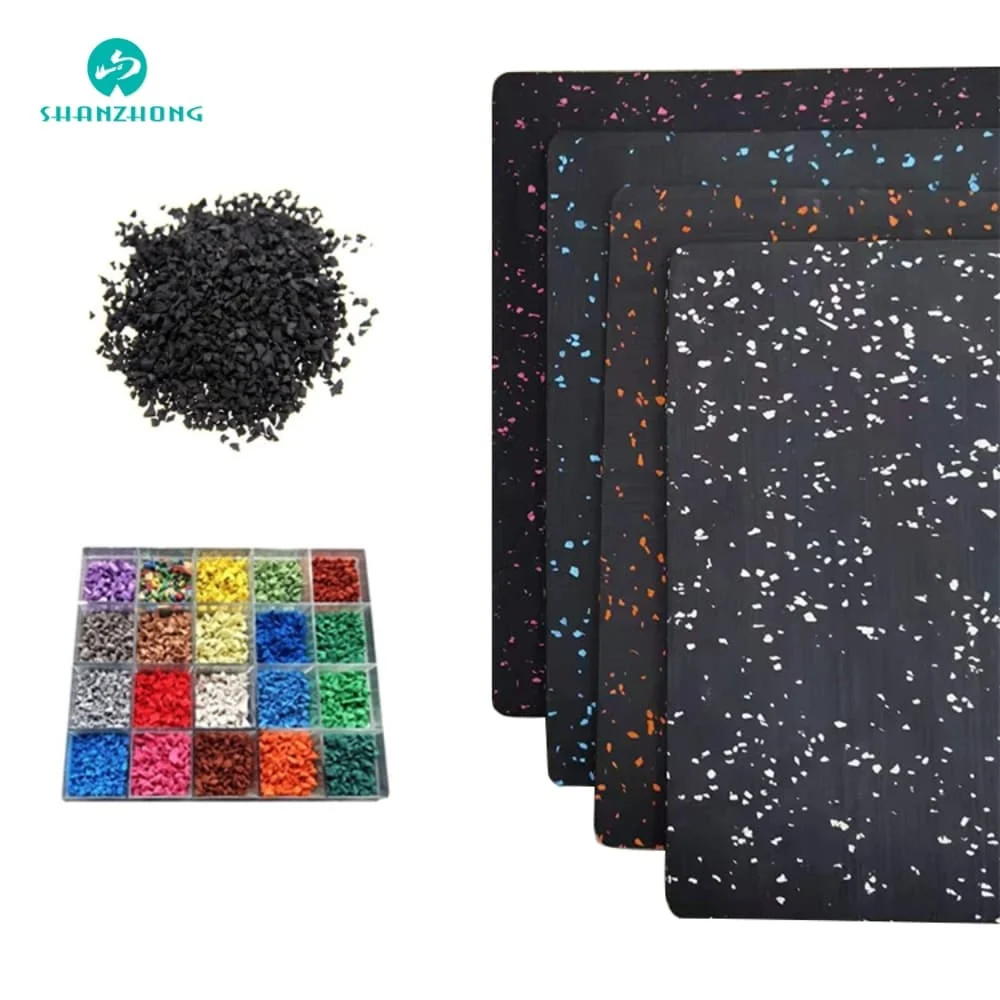 Wholesale 25mm Thickness Rubber Playground Flooring Sheet Rubber Gym Floor Mats Safe Protection