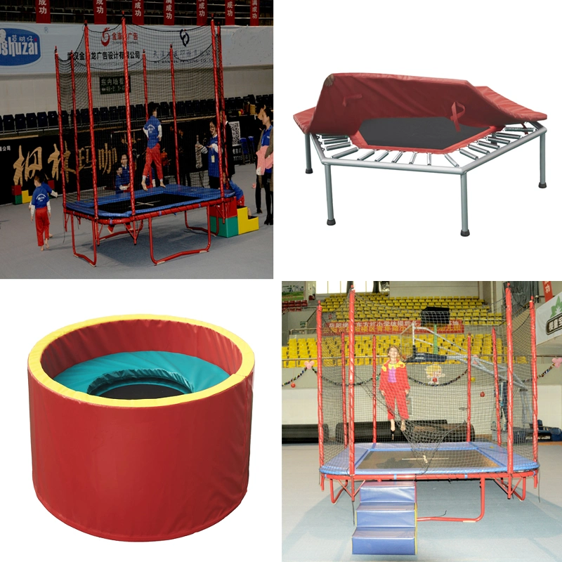 Happy Children Gymnastics Equipment-Children Square Trampoline