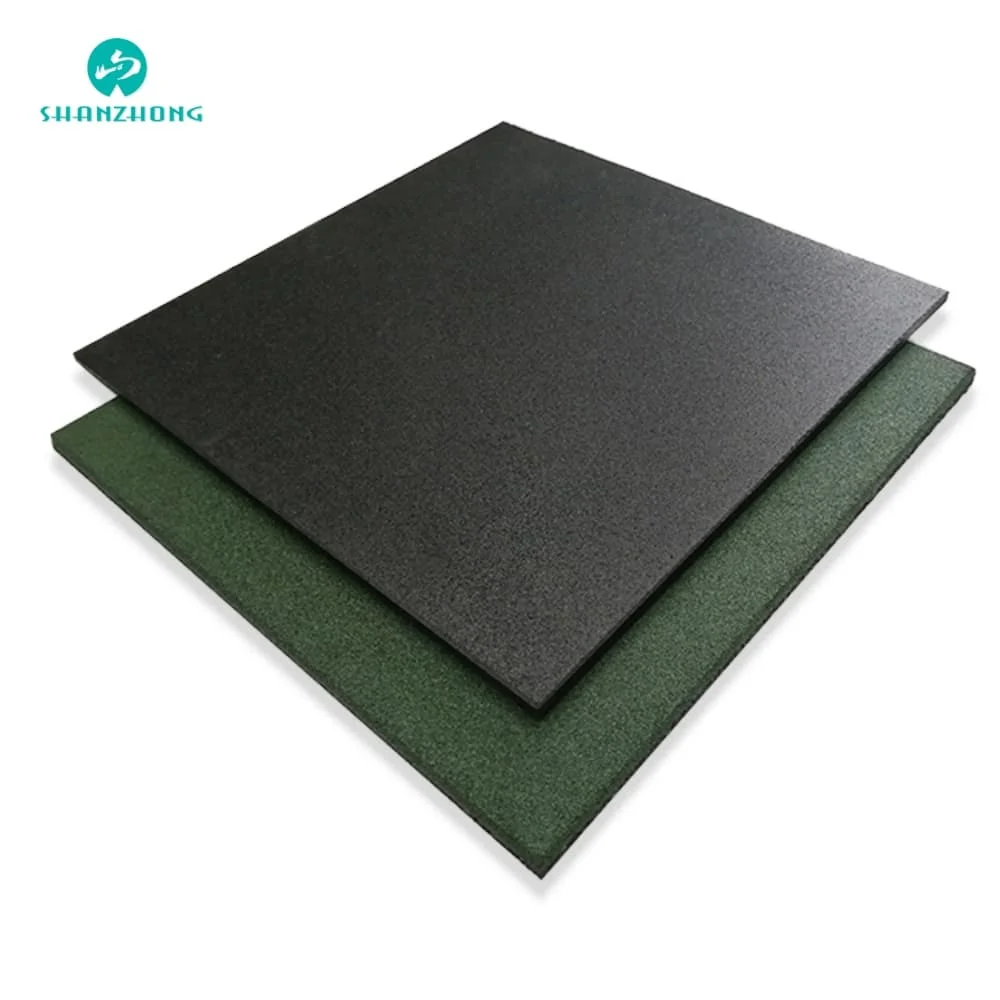 High Quality Floor Shock Resistant Noise Insulation Gym Rubber Floor Tiles Rubber Mat for Playground