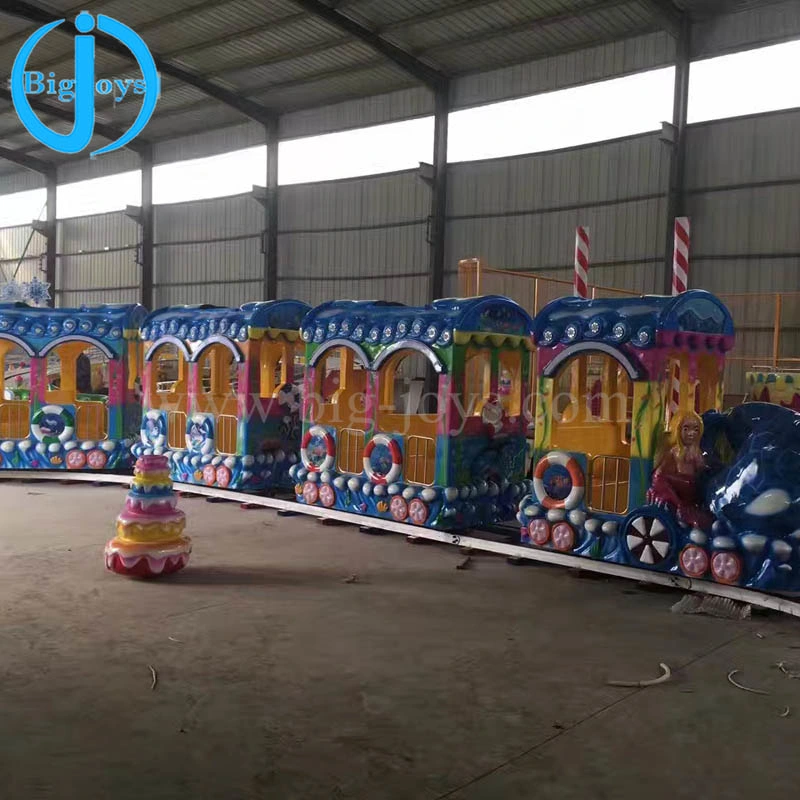 High Quality Attractive Appearance Popular Indoor Amusement Ocean Electric Train