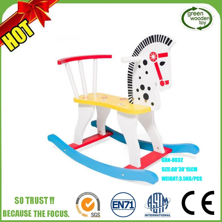 Children Wooden Rocking Horse for Sale, Kids Wooden Rocking Horse Toy