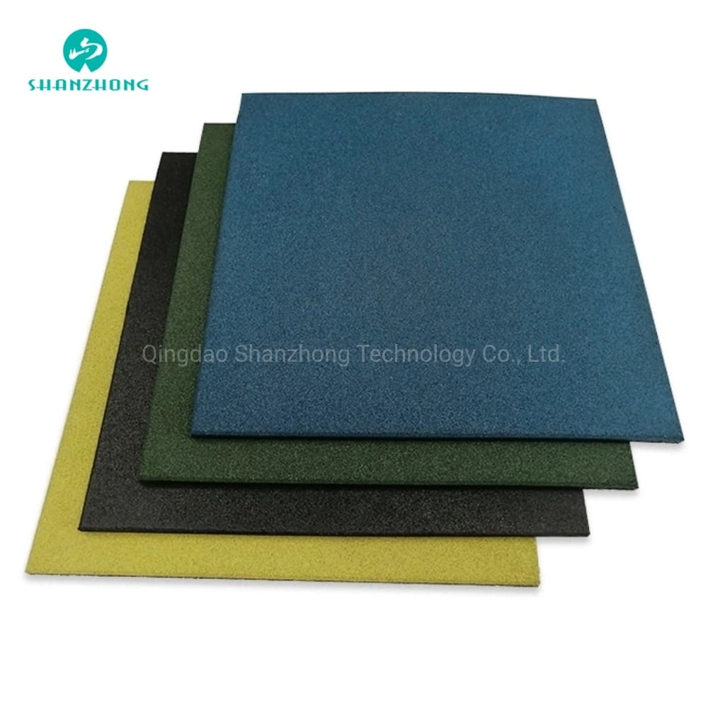 Good Material Rubber Floor Tiles Rubber Flooring Mats for Gym Sports Activity Room Kindergarten Playground