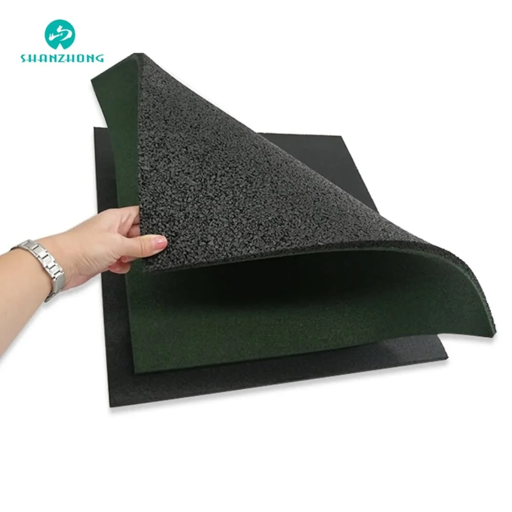 Wholesale 25mm Thickness Rubber Playground Flooring Sheet Rubber Gym Floor Mats Safe Protection