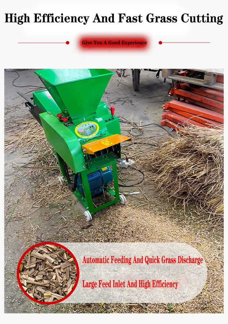 Chain Hay Cutter Fodder Chaff Cutter Grass Chopper Price Chaff Cutter Blade Design