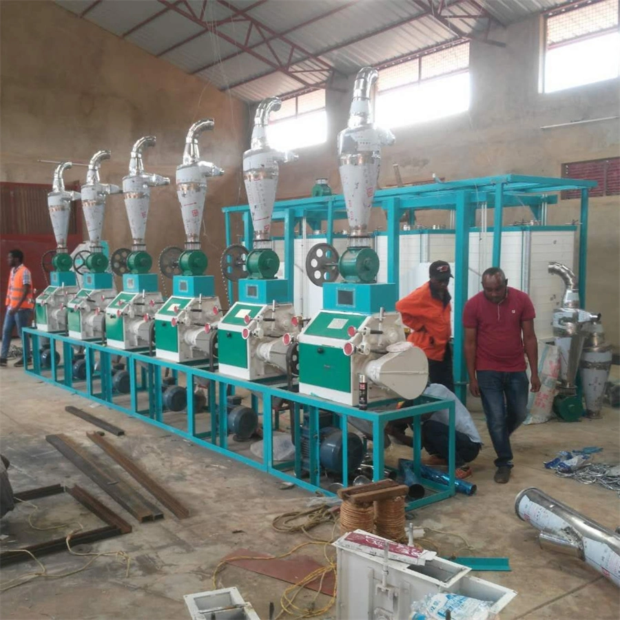 Price for 6 Unites Processing Machine Grain Wheat Flour Milling Machine Roller Mill