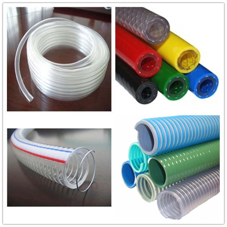 Free Sample No Smell Coil Reel PVC Air Spray Hose for Conveying Water Oil Gas Air and Other Liquid with CE