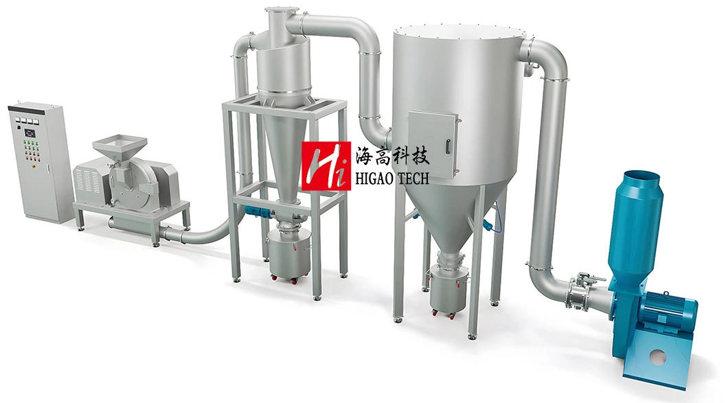 High Efficiency Industrial Automatic Sulfur Powder Sugar Salt Spices Crushing Machine and Pepper Grinding Hammer Mill