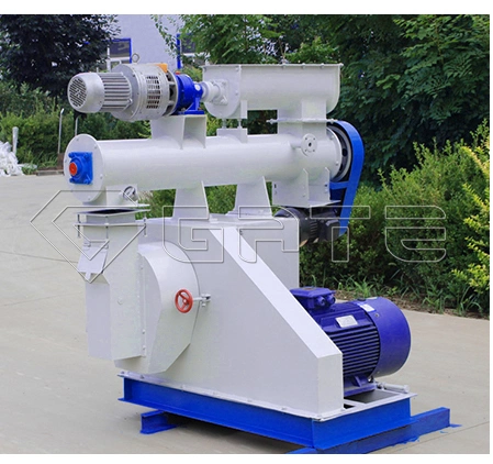 Gate 0.8-1t/H Industrial Large Capacity Wood Pellet Machine Diesel Engine Feed Pellet Machine Ring Die