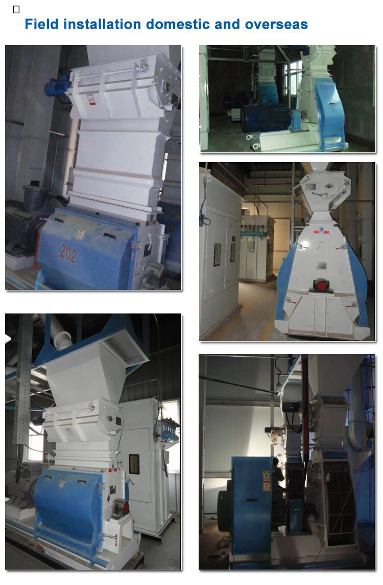 High Capacity Friendly Operation Hammer Mill Grinding Machine for Feed Processing Machine