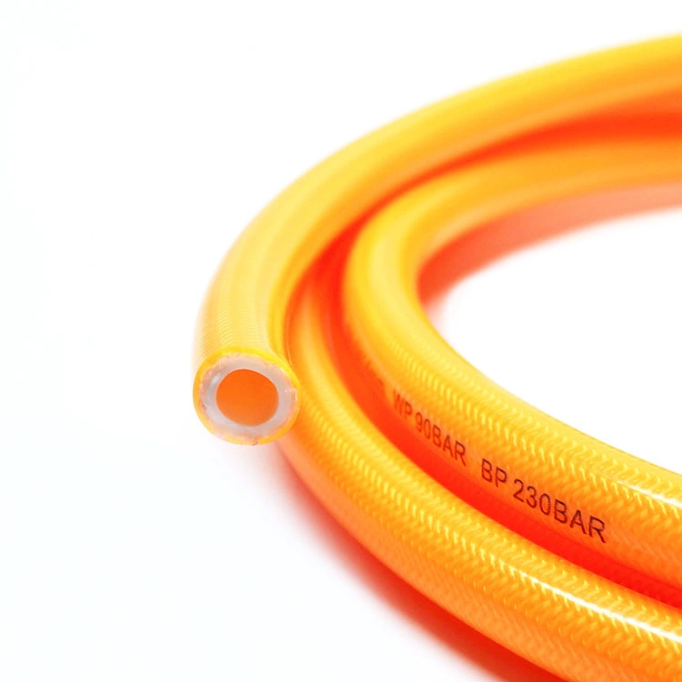 Free Sample No Smell Coil Reel PVC Air Spray Hose for Conveying Water Oil Gas Air and Other Liquid with CE