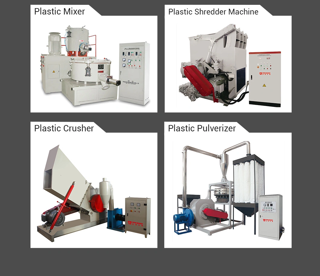 Yatong High Speed PVC PP PE Pet Waste Plastic Scraps Pellet Pulverizer Milling Grinding Machine