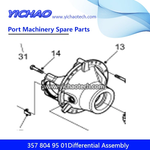 Linde Transmission Gear 3578049501 Differential Assembly