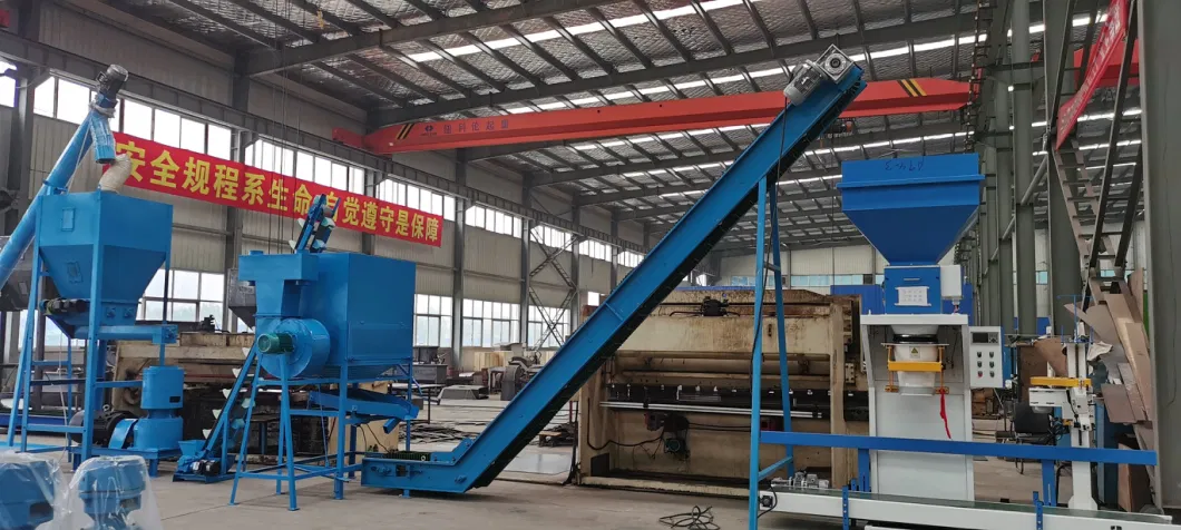 Factory Use Animal Feed Pellet Production Line / Poultry Feeding Line Farming Equipment / Fish Feed Machine Feed Production Line