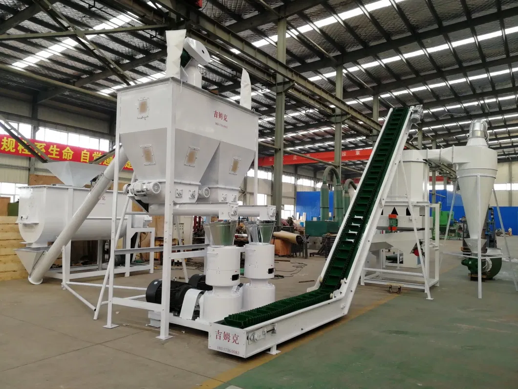 Wood Sawdust Straw Fuel Pellet Making Machine Line