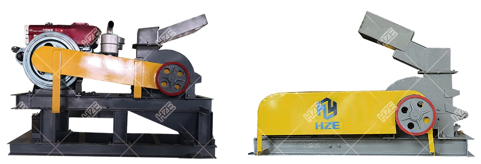 Small Scale Crusher Stone / Rock Mini Hammer Mill