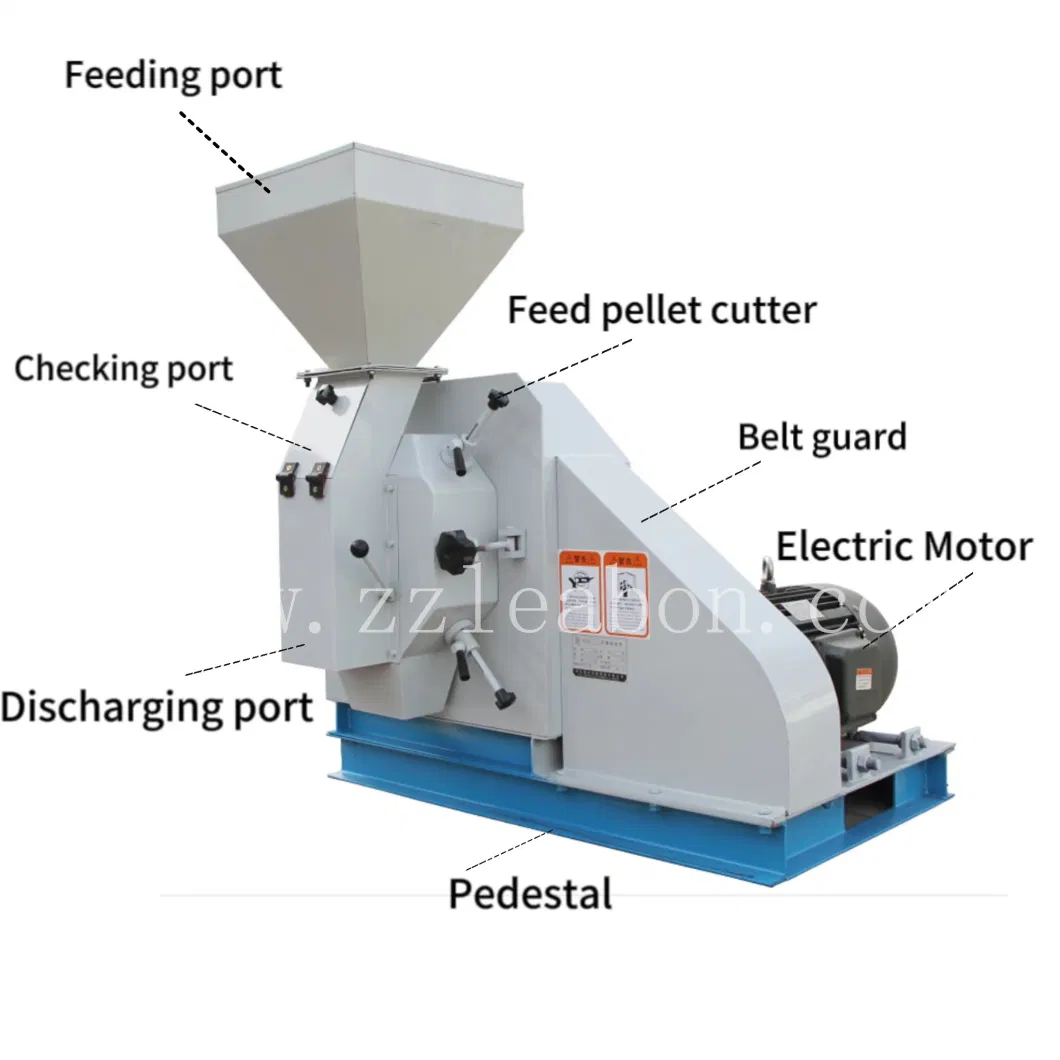 Animal Grains Grass Powder Feed Pellet Mill