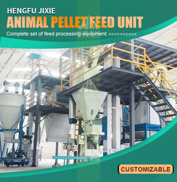 Rabbit Pellet Making Machine Animal Feeds Pelletizer Plant for Sale