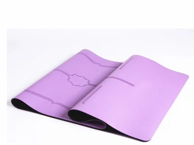 Custom Laser Log PU Non Slip Exercise Rubber Yoga Mat