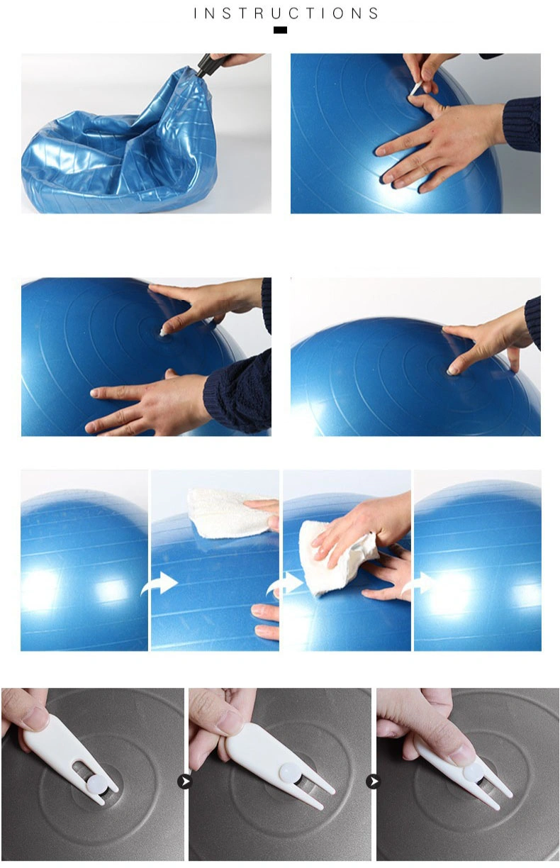 Fitness Exercise Ball (65-75cm) Yoga Ball with Custom Logo