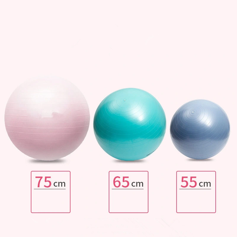 Fitness Exercise Ball (65-75cm) Extra Thick Yoga Ball with Custom Logo