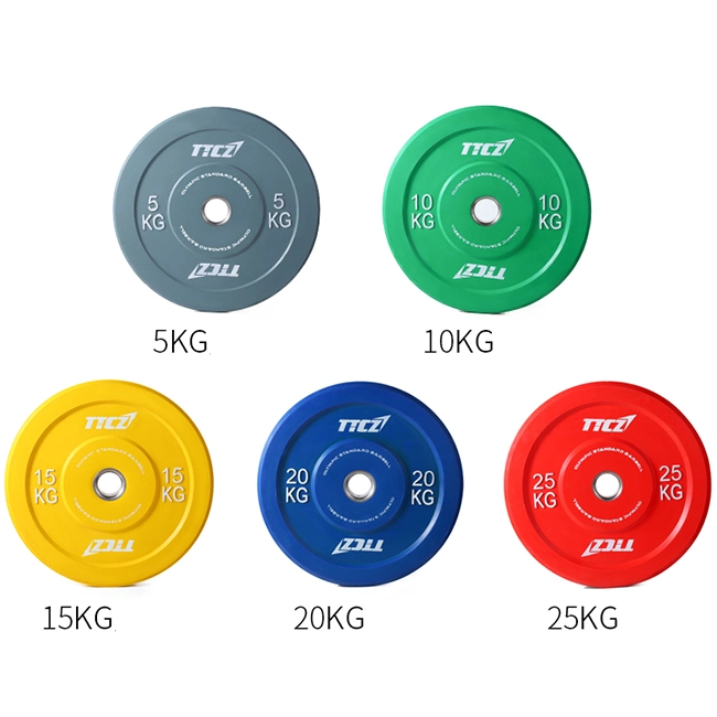 Gym Fitness Bumper Plate Rubber Competition Weight Bumper Plate