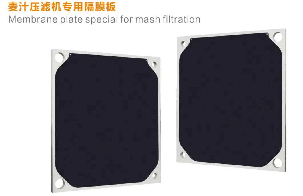 High Quality 800-2000 Series Rubber Type Membrane Filter Plate for Sludge Dewatering