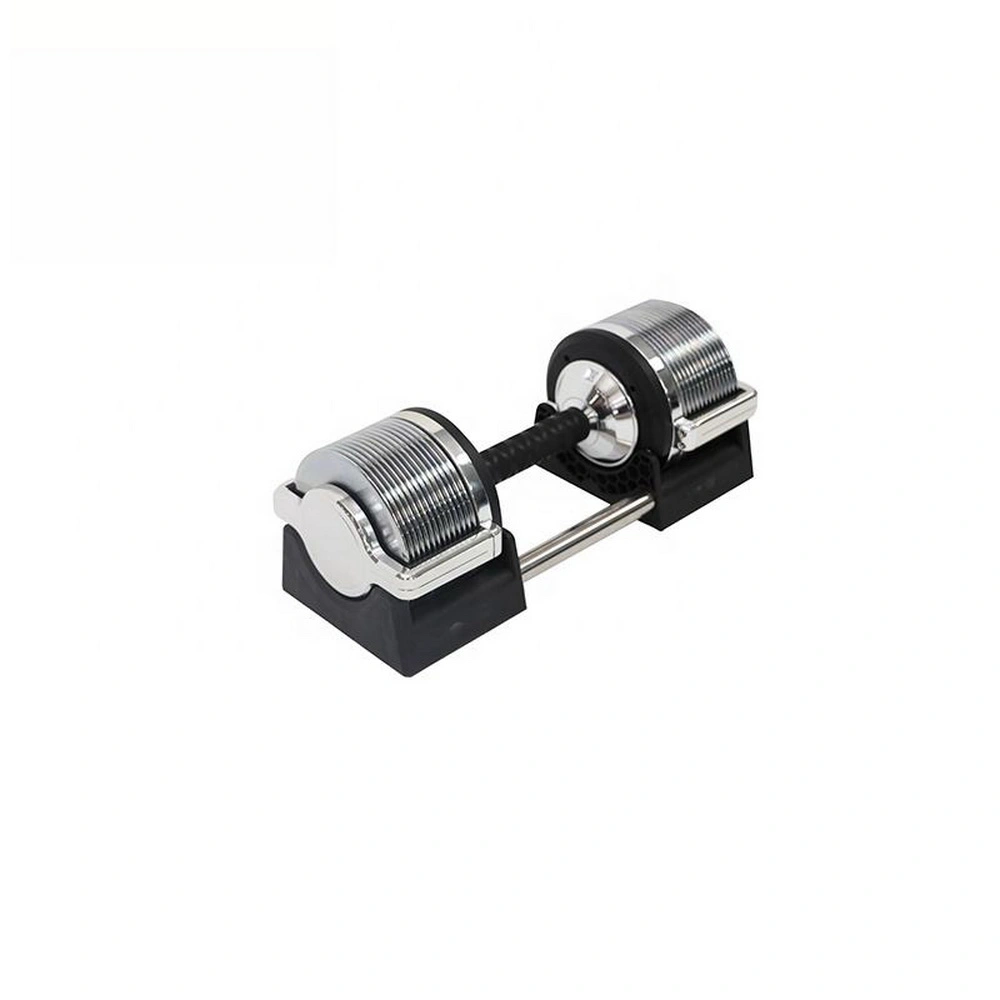 Wholesale 32kg Adjustable Dumbbell 1kg Increment Free Weights Chrome Coated Dumbbells