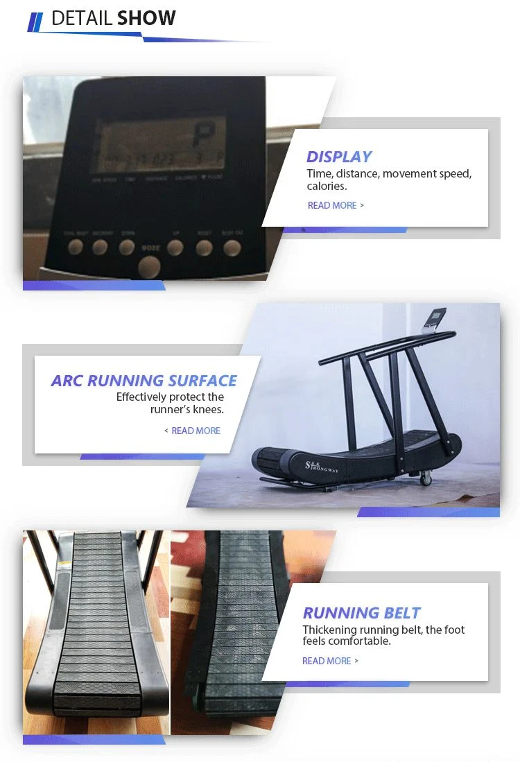 High Quality Track Type Running Belt Treadmill Fitness Gym Equipment