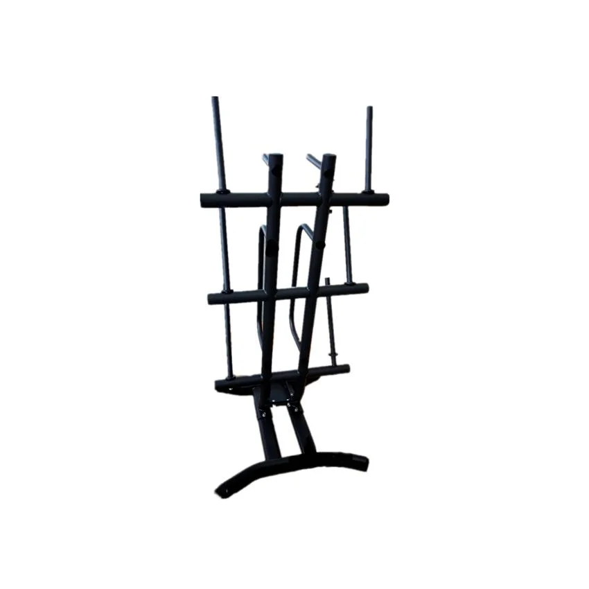 Weight Holder Rack Gym Equipment Weight Lifting Plate Rack Weight Plate Rack and Barbell Bar Holder Bar Organizer for Plates