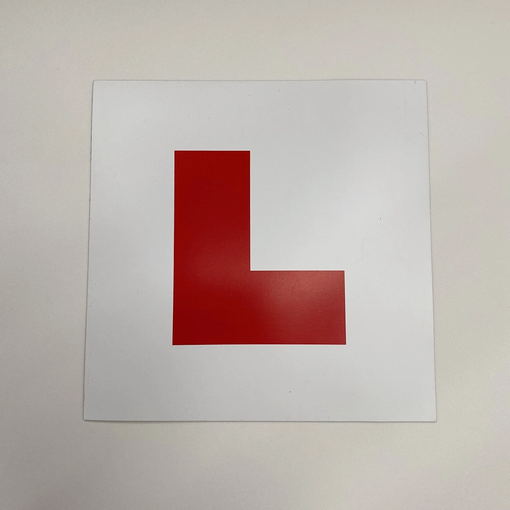 Custom Logo Printed Magnetic L Plates, Magnetic Car Sticker Learner L Plates