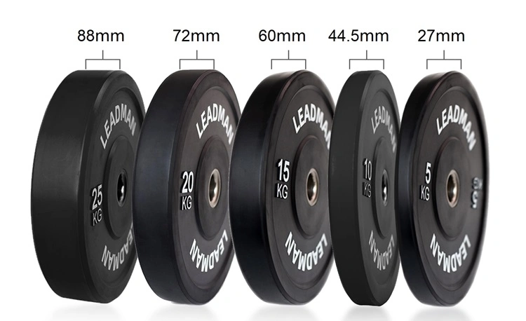 Professional All Rubber Material Color Coded Custom Logo Weightlifting Powerlifting Strength Equipment Weight Plate