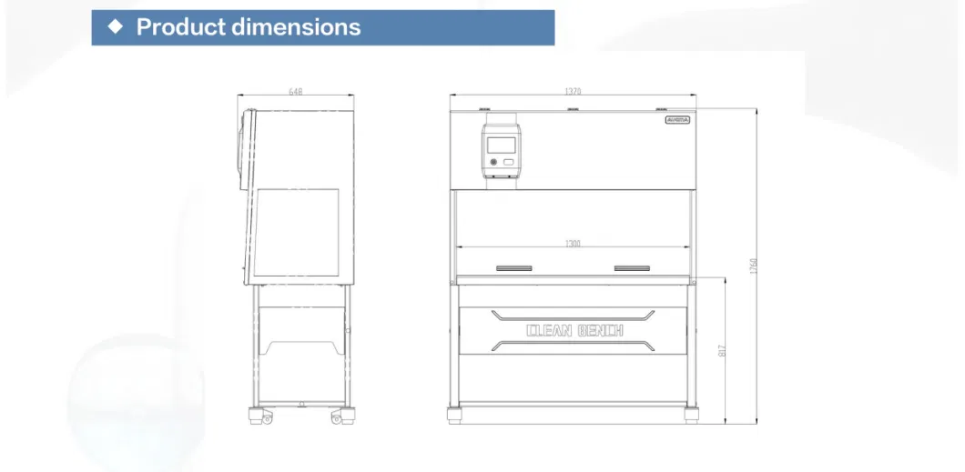 China CE Marked, Factory Direct, Clean Bench for Hospital/Lab (ACB-1300V)