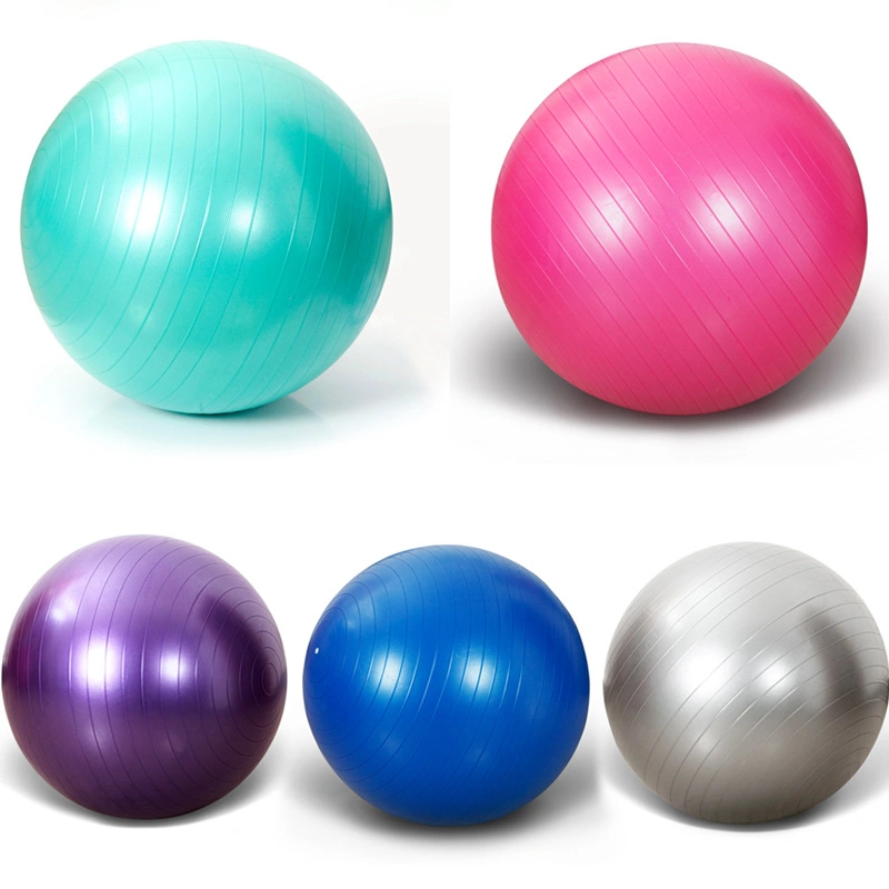 PVC Anti Burst Custom Logo Exercise Yoga Ball Fitness Ball 65cm