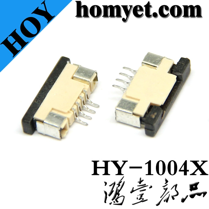 1.0 mm Spacing 4p Pull Down FPC Connector Digital Accessories