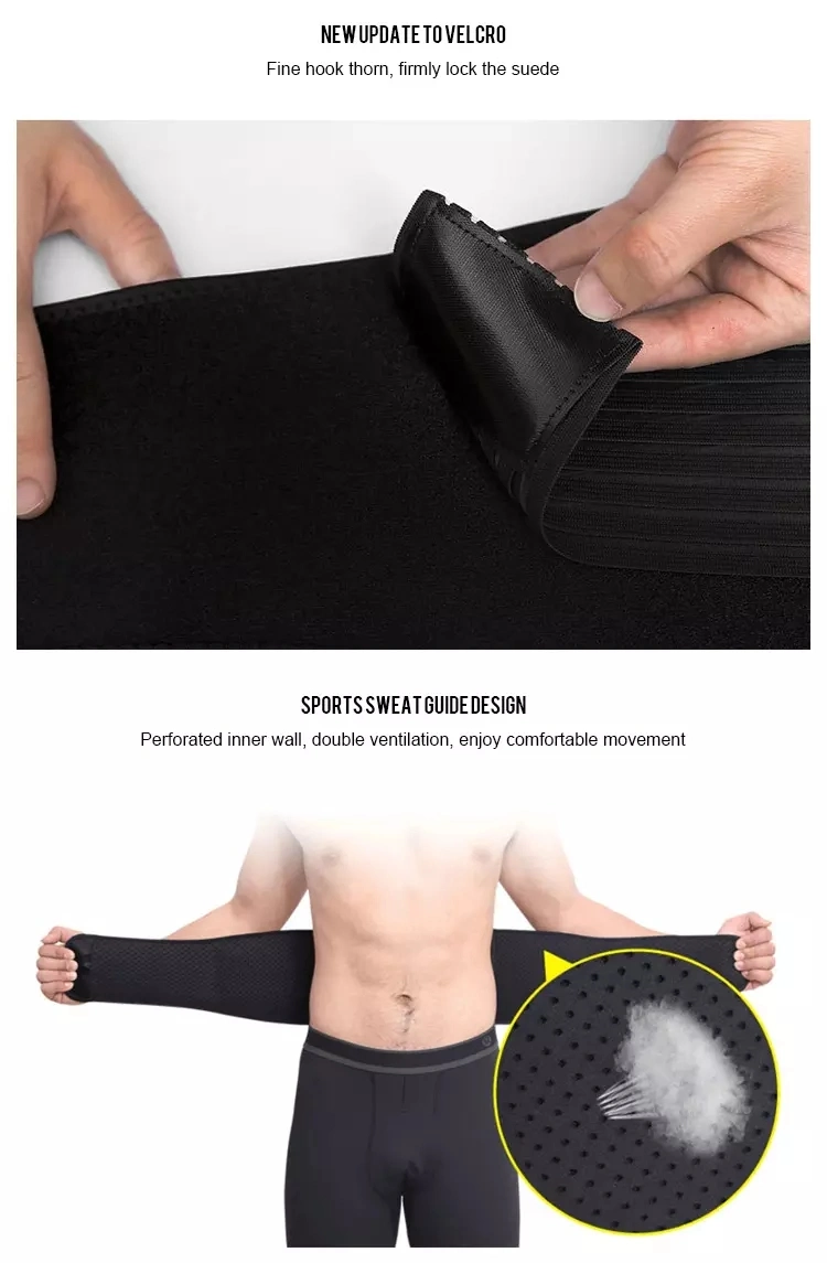 Waist Trimmer Belt for Waist Trainer Sauna Belt Tummy Toner Low Back and Lumbar Support with Sauna Suit Effect