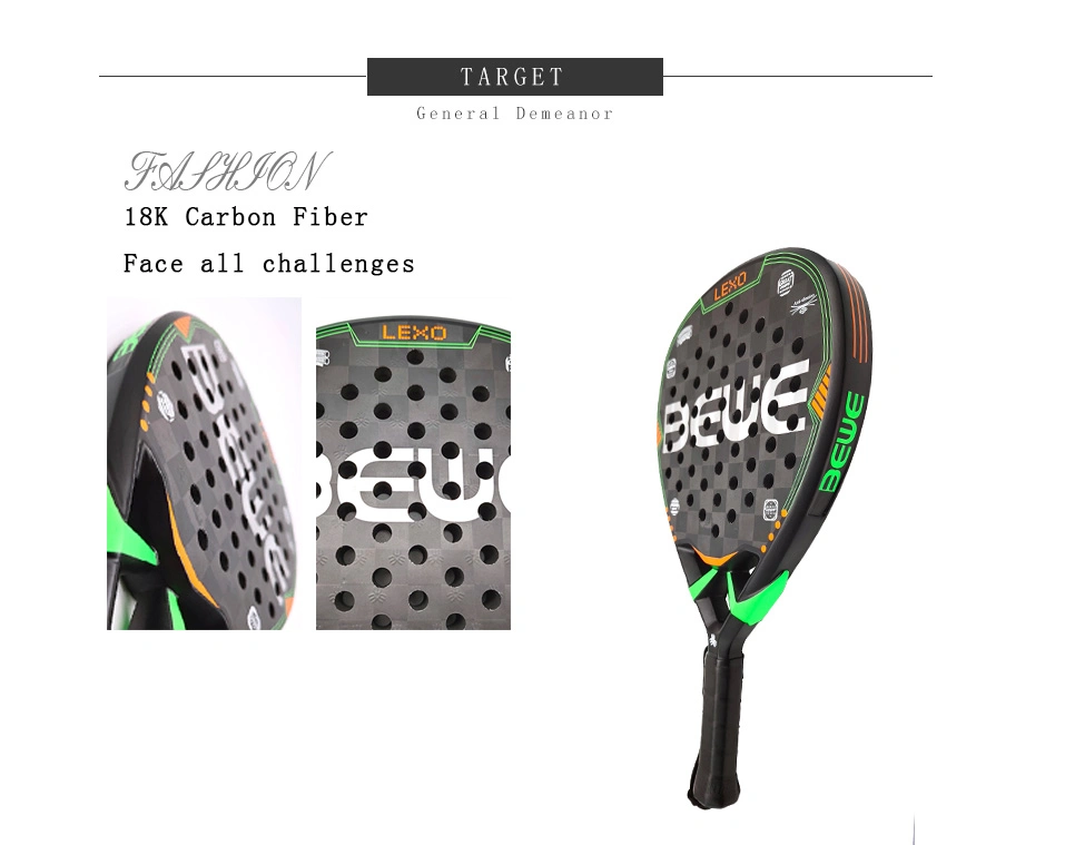 BTR-4026 Full 18K Carbon Padel Racket