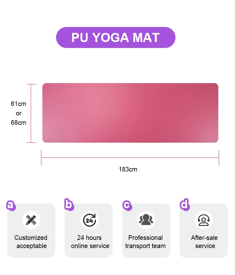 Wholesale Low MOQ Premium Home Fitness Waterproof Natural Rubber Yoga Mat