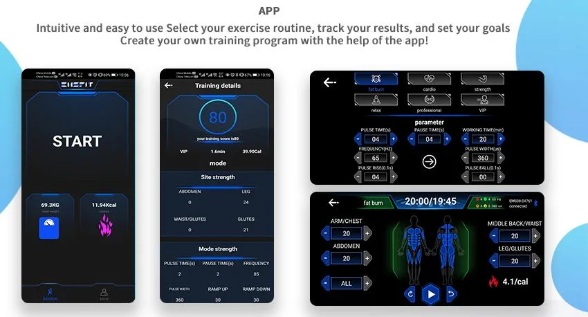 Lose Weigh EMS Electrostimulatio Training Suit