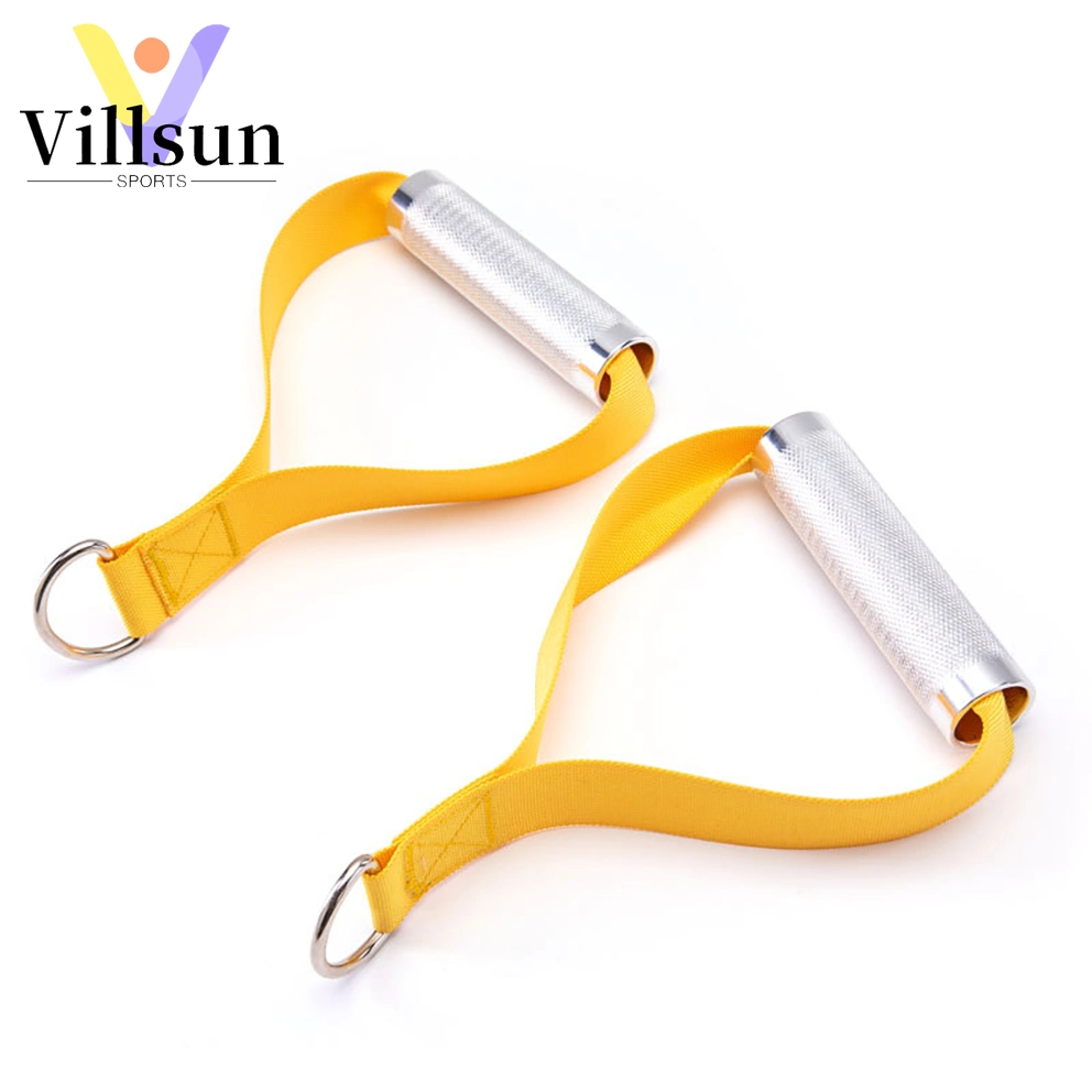 Durable Fitness Metal Cable Handles Gym Handles for Resistance Bands