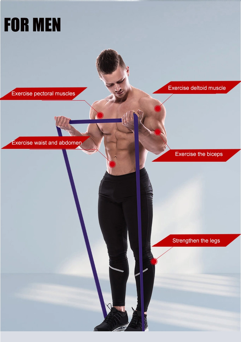 Workout Pull up Assist Exercise Fitness Elastic Band Gym Latex Rubber Resistance Stretching Band Exercise Band