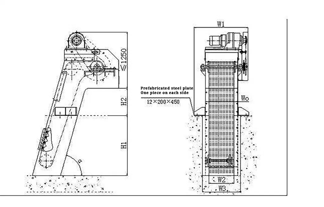 Solid Liquid Cleaning and Removal Treatment Machine at The Water Intake Point of The Water Plant